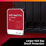 WD Red Pro 14TB NAS 3,5-calowy wewnętrzny dysk twardy – klasa 7200 obr./min, SATA 6 Gb/s, CMR, pamięć podręczna 512 MB