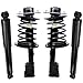 Detroit Axle - Front Struts w/Coil Springs & Rear Shocks Kit for 01-07 Chrysler Town & Country FWD - [01-07 Dodge Caravan FWD] - 2001-2007 Grand Caravan FWD - [01-03 Chrysler Voyager FWD] w/o Nivomat
