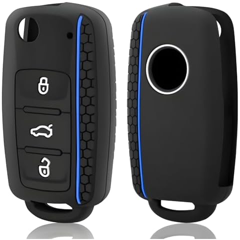 Misuyue Silicone Car Key Fob Cover for VW Cover