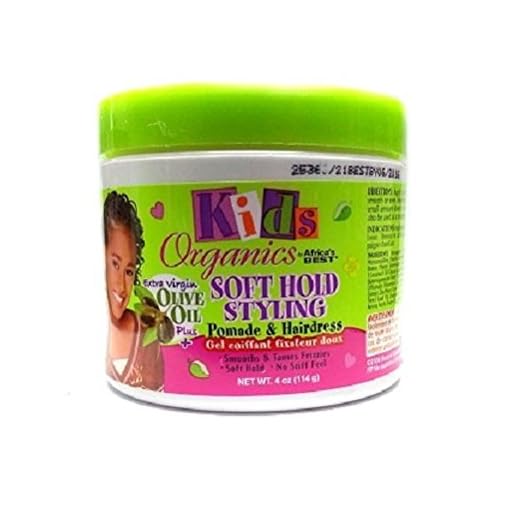 Africa 's Best Kids Organics Soft Hold Styling pomade & Hair Dress 114 g