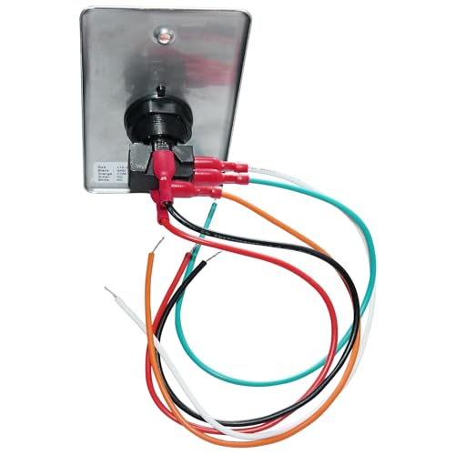 Bouton de sortie pour évacuation rapide avec indicateur LED carré vert