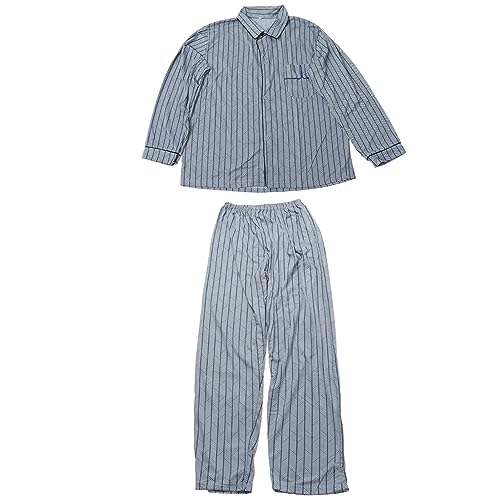 Terno de Pijama Com Calça Comprida, Calça Masculina, Pijama Seco, Respirável, Macio e Confortável pa