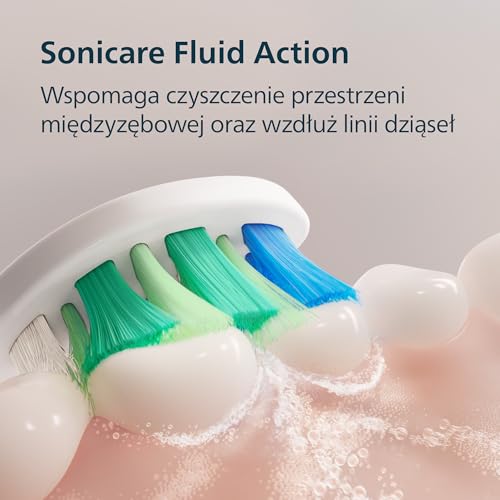 Philips Sonicare Seria 2100 – szczoteczka soniczna z 2 poziomami intensywności, funkcją EasyStart oraz timerami SmarTime