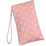 Ladies' wallet, which can hold passport, credit card, ID documents and mobile phone. It is equipped with a zipper closure to enhance security and make it convenient to access. (Pink)