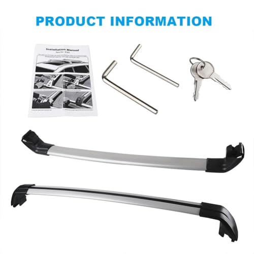 Barres de toit transversales alu portables pour Volvo XC60