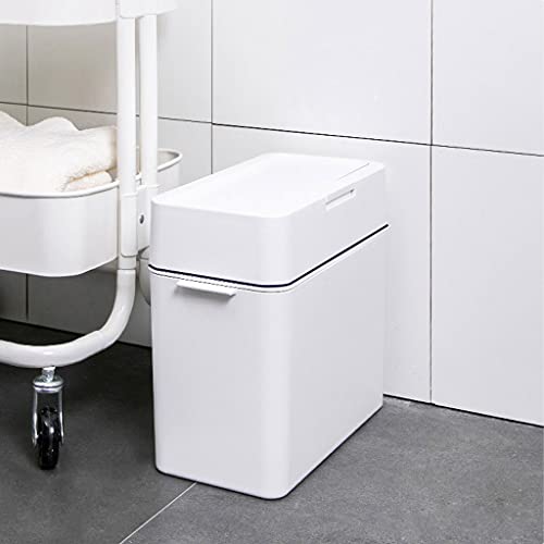 Vuilnisbakken Nordic vuilnisbak 9.5L Huishoudelijke woonkamer keuken eenvoudige push-type verzegelde grote badkamer… - Image 5