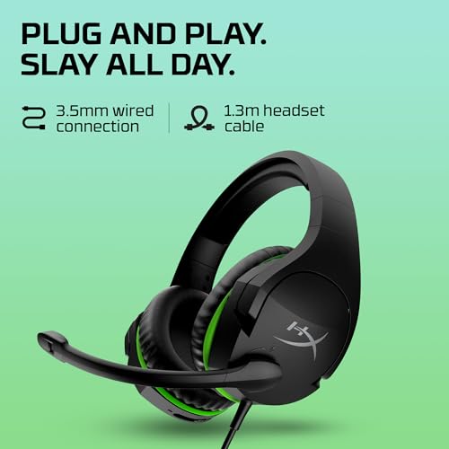 HyperX CloudX Stinger Core - Official Licensed for Xbox, Gaming Headset with In-Line Audio Control, Immersive In-Game , Microphone by HyperX - Image 2