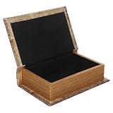 Abaodam Legno Scatola Decorativa con Scomparto Nascosto Vintage