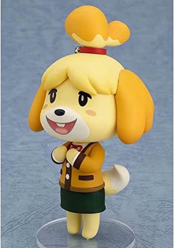 Pluvo Animal Crossing Action Figures,Isabelle Nendoroid Winter Version Pvc - 11Cm #TOP1