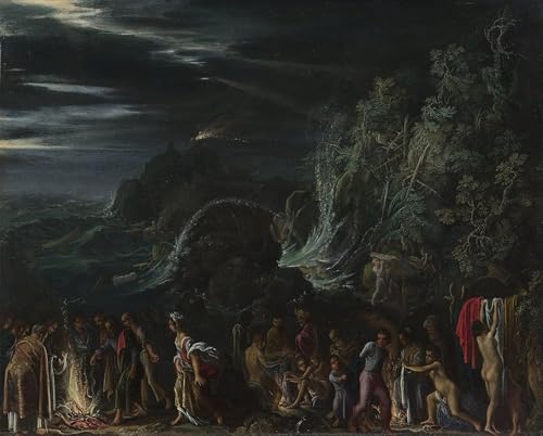Affiche Paul à Malte par Elsheimer toile 60x90cm pour décoration