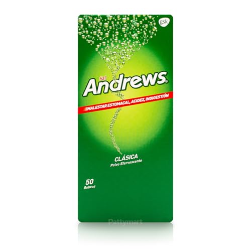Andrews Salts Original Instant Relief from Upset Stomach Heartburn Indigetsion- 50 sachets