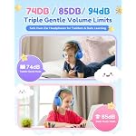 EarFun K5 Kids Bluetooth Headphones, 100H Playtime Headphones for School - Image 3
