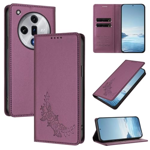 �X�}�z�P�[�X �Ή��@�� for Oppo Find X7�yRFID�u���b�N�z�y�J�[�h�z���_�[�t�����z �}�O�l�b�g�J�� �X�^���h�@�\�t���z�X�}�z�P�[�X Violet
