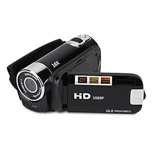 wendeekun Videokamera-Camcorder, Full-HD-High-Definition-Digitalcamcorder, 16-facher Zoom, COMS-Sensor, 270°-Drehung, 2…