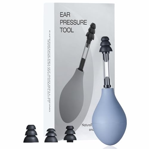 Soopalous Ear Pressure Relief Suction Device Migraine Relief Ear Pressure and Tinnitus by Balancing Inner Ear Pressure to Alleviate Tinnitus During Airplane Rides and Reduce Tension.
