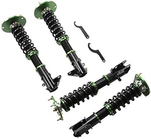 cciyu Coilover Suspension Shock Absorbers Adjustable Coilovers Lowering Kit Fit for 2003 2004 2005 for Dodge Neon