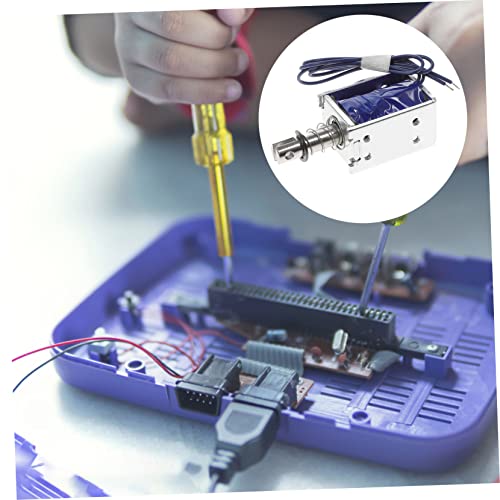 VILLCASE 2 Unidades Um Eletroímã De Push-up Movimento Linear Do Eletroímã Atuador De Mini Quadros El