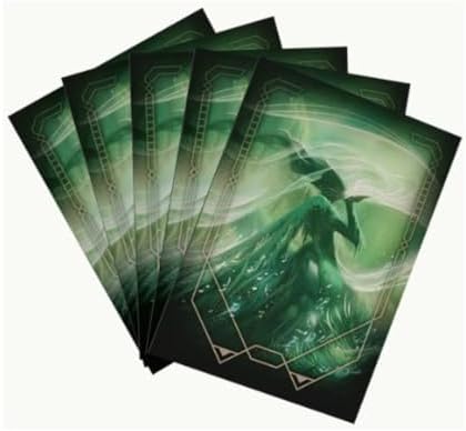 Curator® Masterworks TCG Matte Art Sleeves w/Black Backs - 100 Standard Size (66x91mm) - “Currents” Illustrated by Sergio Chaves - Compatible with MTG, Pokemon, Lorcana, Riftbound, One Piece image 4