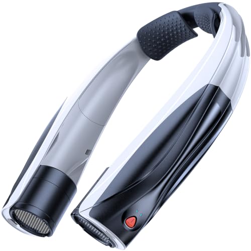 Vexolta Portable Neck Fan - 6000mAh Battery Hands Free Personal Fan, 6 Speed Adjustable, Rechargeable & Wearable, Gift for Women Men, Office, Travel, Sports