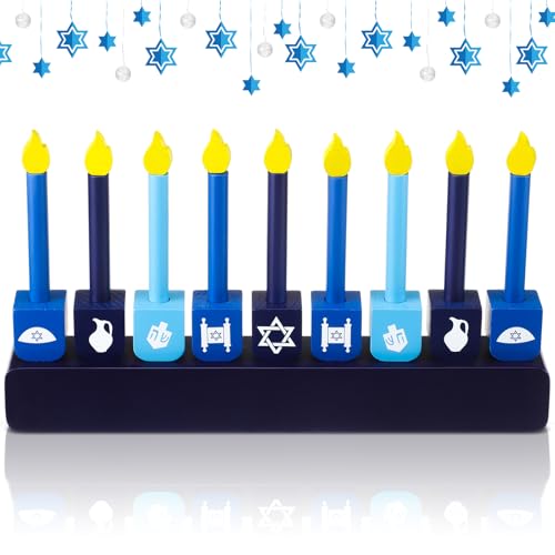 Hometown Crafts Menorah - Almond