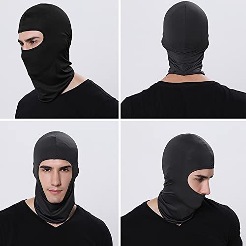 4 Pieces Balaclava Ski Full Face Mask Uv Protection Sun Hood For Men Women Outdoors Motorcycle Cycling Face Scarf Cover #TOP3