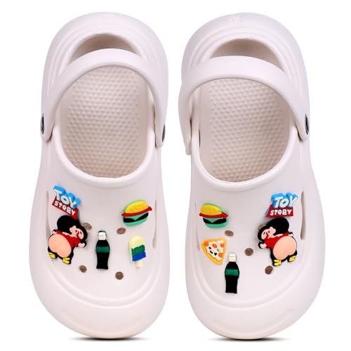 Image of CASSIEY Polyvinyl Chloride Shoe Charms Clog Different Characters Used To Decorate Clogs Shoes For Rounded Holes Charms For Shoes