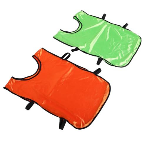 BRIGHTFUFU Soccer Jerseys Training Vests 6pcs Boys and Girls Vest Pinnies for Football Basketball