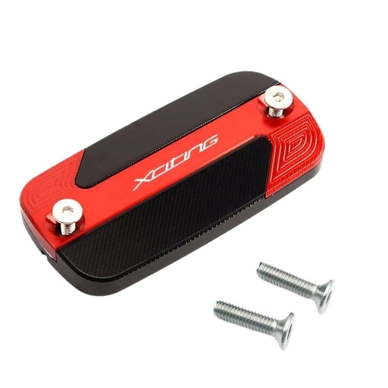 Moto Coperchio pompa freno anteriore Freno Anteriore Serbatoio Fluido Coperchio L Tappo Tazza Di Olio Per XCITING 250 300 350 400 /400S 500 Accessori Moto Copertura