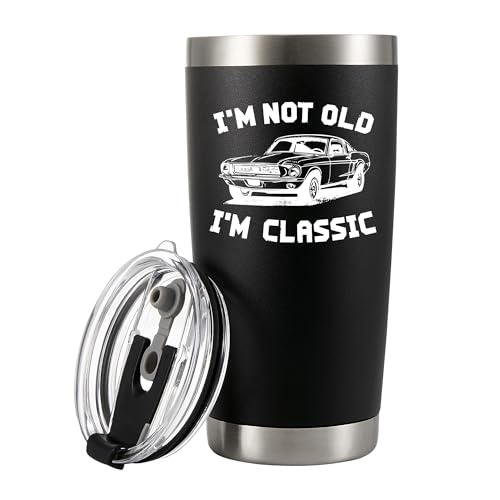 Panvola Vintage Classic Car Grandpa Mug 20oz Black