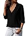 Blusas Blancas para Mujer BotóN Camisa De Manga Larga De Verano SóLido Camisa De Gasa Ropa De Mujer Tops
