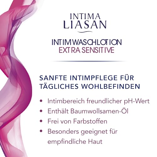 Intima Liasan by Sagrotan Intim-Waschlotion EXTRA SANFT – Milde Intim-Pflege für empfindliche Haut – Ohne Alkohol, Seife und Farbstoffe… – Ansicht 3