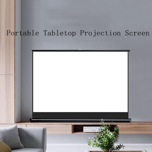 Pantalla de proyección portátil 50 pulgadas 16:9 HD 4K miniatura 2