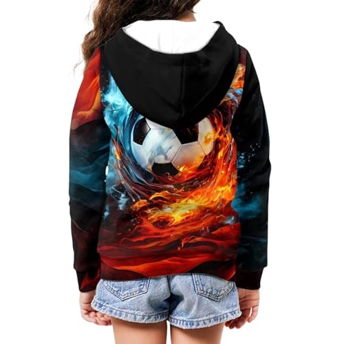 Image of Coloranimal Unisex Girls Boys Long Sleeve Casual Hoodies & Sweatshirts Tops Kids Zip Up Jacket Coat Age 6-16 Year