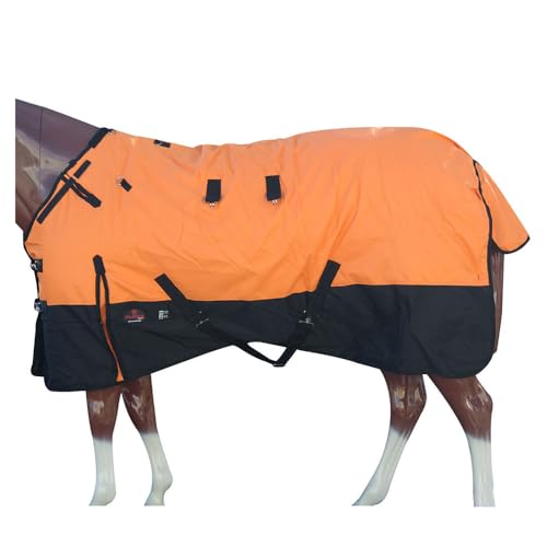 HILASON 1200D Turnout Light Winter Waterproof Rain Sheet Horse Sheet | Horse Sheet | Horse Turnout Sheet | Horse Sheets for Winter | Waterproof Turnout Sheets for Horses 81 in