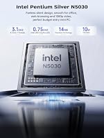 ACEMAGICIAN Mini PC Intel Pentium N5030 (bis zu 3,1 GHz) 12GB RAM 256GB SSD – Ansicht 2