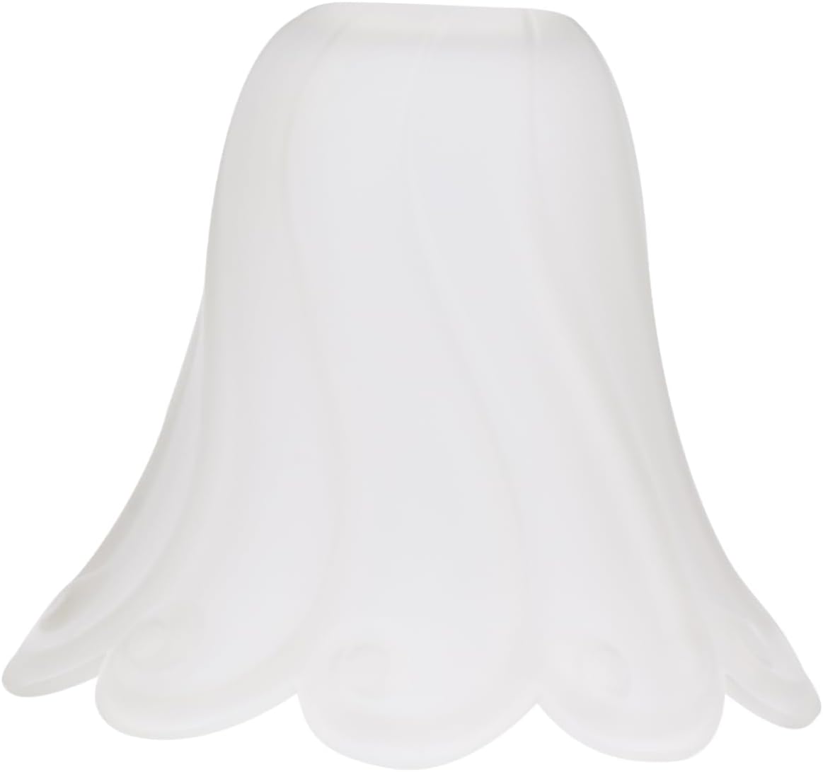 Replaceable Glass Ceiling Lamp Shade Floral Design Wall Light Cover Elegant Lighting for Living Room Bedroom Ambiance Protects Fixtures