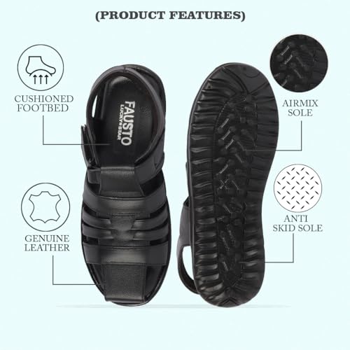 Image of FAUSTO Men Strap Sandal