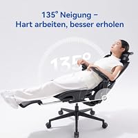SIHOO B300 Pro Bürostuhl Ergonomisch mit 4D-verstellbare Lendenwirbelstütze – Ansicht 4