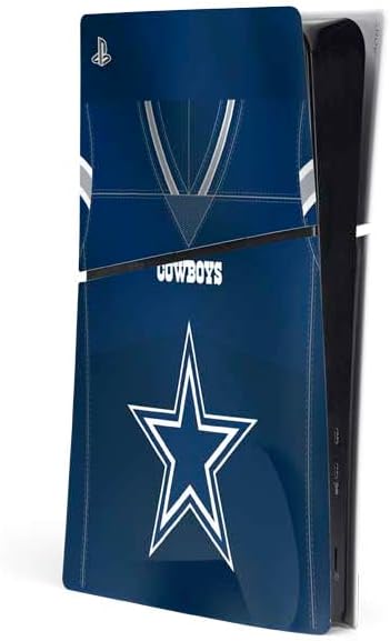 Skinit Decal Gaming Skin Compatible with PS5 Slim Digital Edition Console - Officially Licensed NFL Dallas Cowboys Design