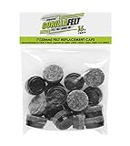 Slipstick GorillaGlides Replacement Slider Caps Screw-in Sliders (1 Inch Felt)