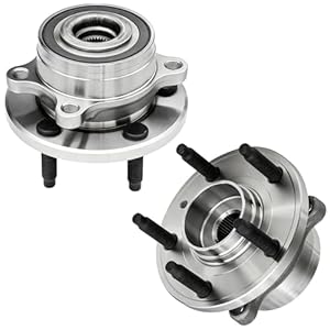 512460 Pair 2 Front or Rear Wheel Hub & Bearing Assembly for 2011-2019 Ford Explorer, 2013-2019 Ford Police Interceptor Utility