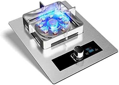 Gas Stove Cooktop, Stainless Steel Cooktop Burner, Desktop and Recessed Installation Suitable for Kitchen and Camping Gas Stove,LPG,NG (Size : LPG)