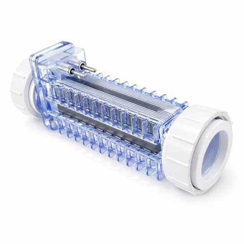 Upgraded PPC1 Replacement Cell with Unions for AutoPilot Pool Pilot Digital Salt Chlorine Generator Replaces RC35 / RC35-22 Improved Lifespan & Leak-Proof Design