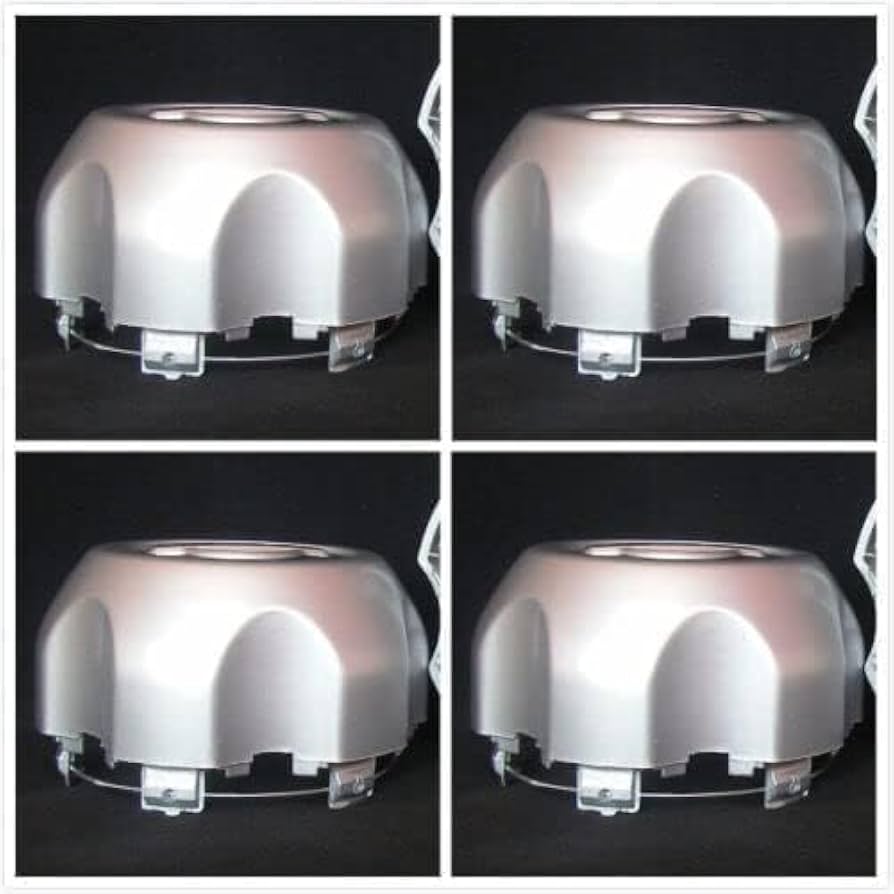 4-Pack Silver Wheel Hub Center Caps – Fits Nissan Frontier 2000-2002 & Xterra 2000-2004 (16-inch), Replaces 40315-7Z100