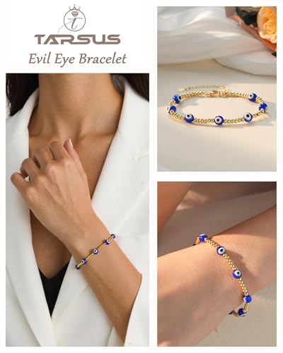 Tarsus Evil Eye Bracelets for Women, Lucky 7 Eyes Bracelet Protection Gifts for Friends Sister Daughter Wife...2
