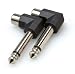 Produktbild Hosa GPR123 Winkelstecker Adapter Klinke-6,3mm TS (2-Stück)
