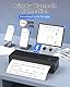 BORN4SHIP P83 Thermodrucker A4, Tragbarer Drucker, Mobiler Drucker Kompatibel mit iOS & Android, Bluetooth Thermodrucker unterstützt Thermopapier A4 für Reisen Zuhause Büro Schule