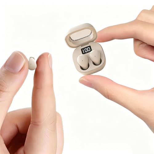 Small Mini Invisible Earbuds Wireless Bluetooth Ear Buds for Small Ears