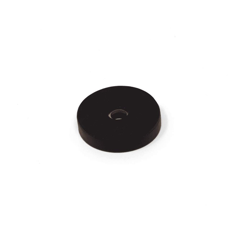 El Imán de Bote "2 Polos" Con Recubrimiento de Goma Con Recubrimiento de Goma en Una Posición de Corte O Para Sostener Puertas Y Puertas Abiertas - 31mm de Diámetro x 6mm de Espesor - Paquete de 10