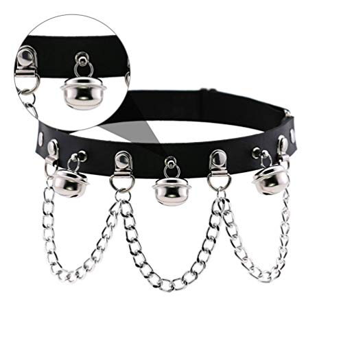 Toyvian Arnês de Perna Gótico Cinta-Liga de Couro Anel de Punk Coxa Anel Acessórios de Vestuário Com
